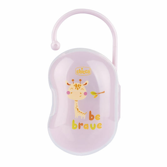 Chicco Porta chupetas duplo chicco - ROSA