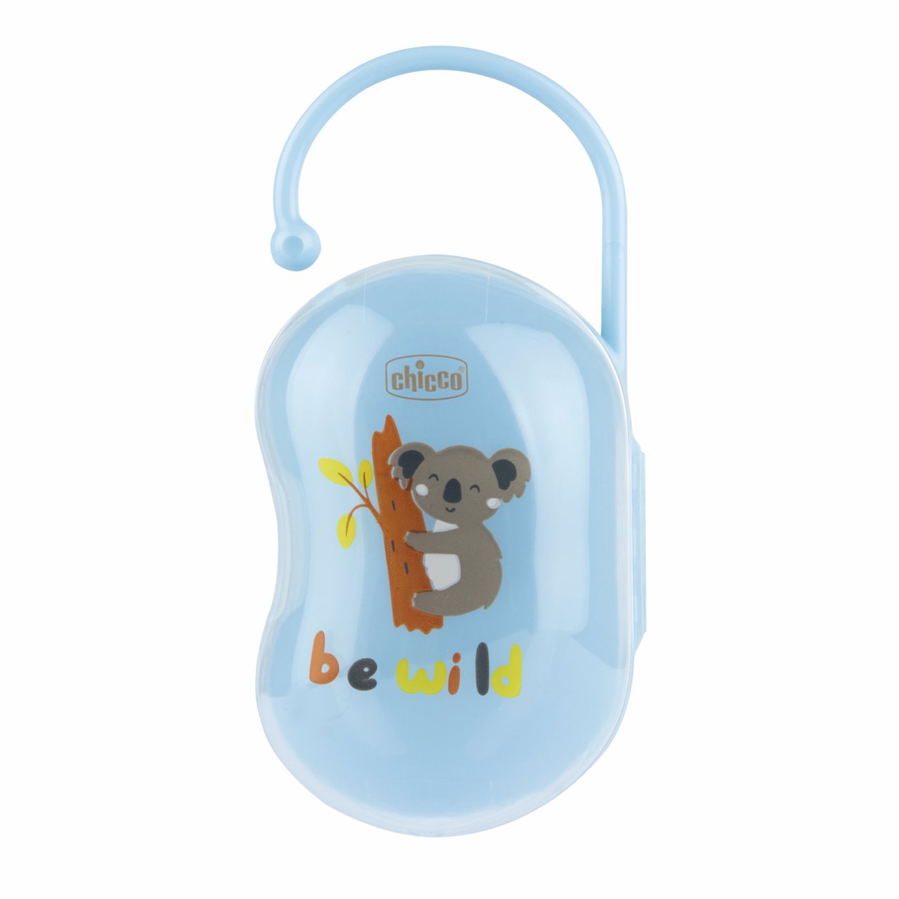 Chicco Porta chupetas duplo chicco - AZUL