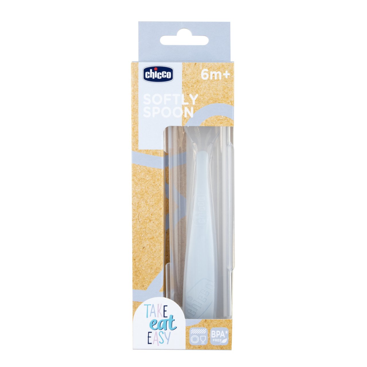 Chicco COLHER DE SILICONE COM CAIXA 6M+