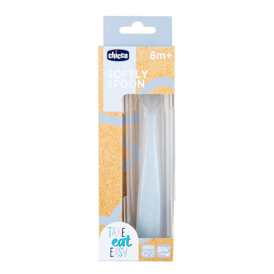 Chicco COLHER DE SILICONE COM CAIXA 6M+