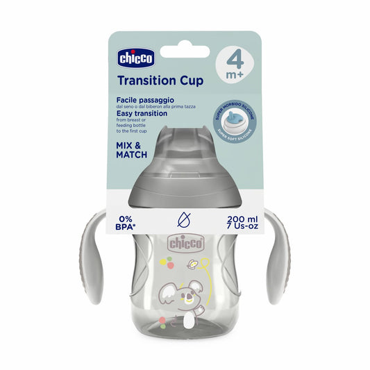 Chicco COPO DE TRANSICAO 4M CINZA CHICCO