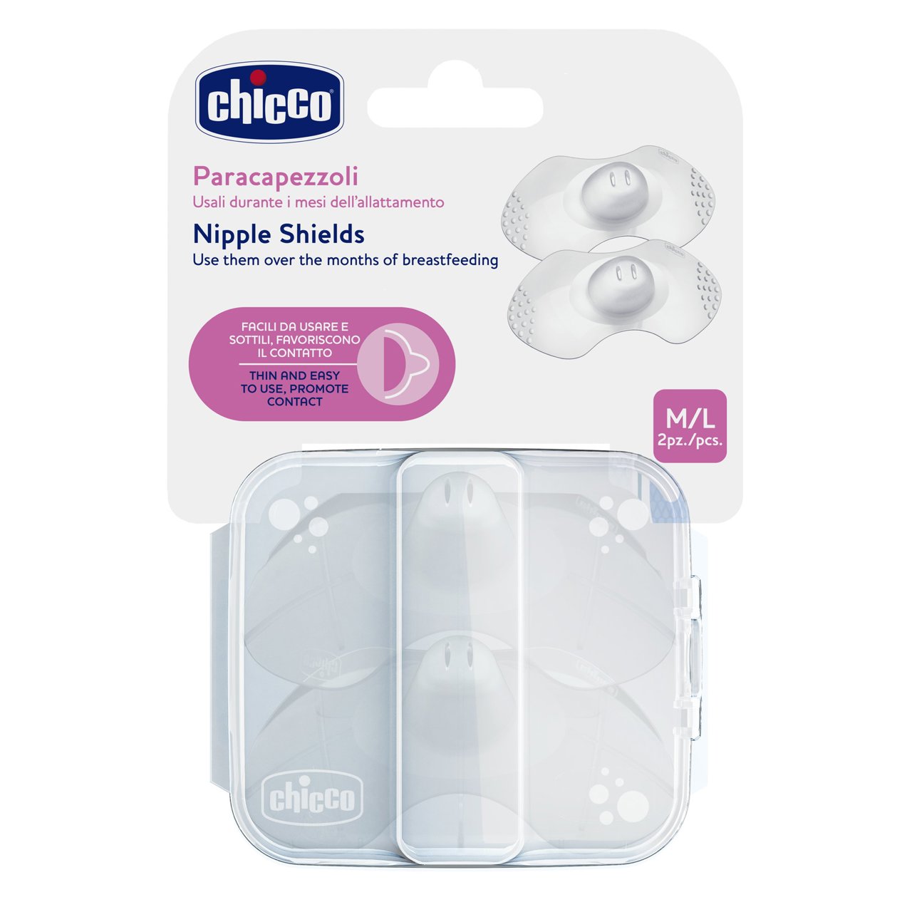 Chicco Protectores de seios em silicone M-L
