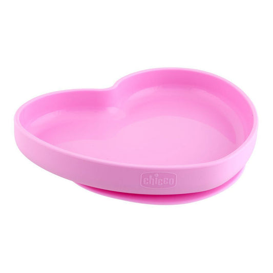 Chicco Prato silicone heart pink