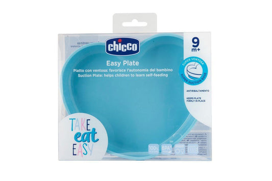 Chicco Prato silicone heart blue