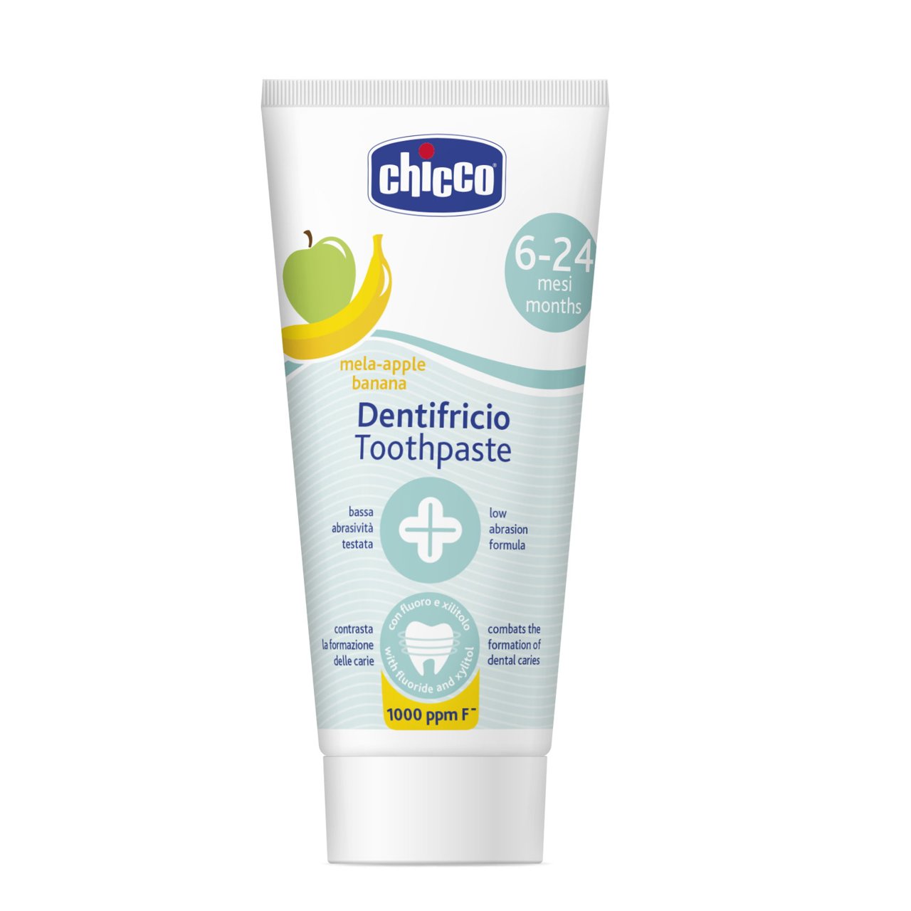 Chicco PASTA DE DENTES MAÇÃ BANANA6M+ C/ FLUOR