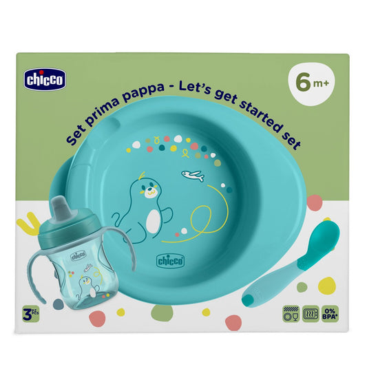 Chicco CONJUNTO DE PAPA 6M AZUL CHICCO