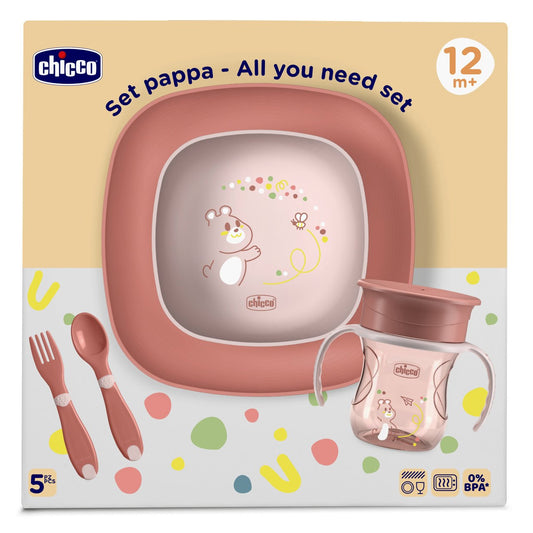 Chicco CONJUNTO DE PAPA 12M ROSA CHICCO