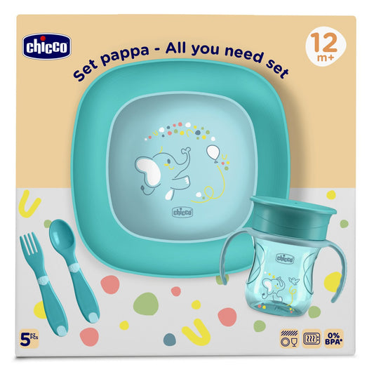 Chicco CONJUNTO DE PAPA 12M AZUL CHICCO