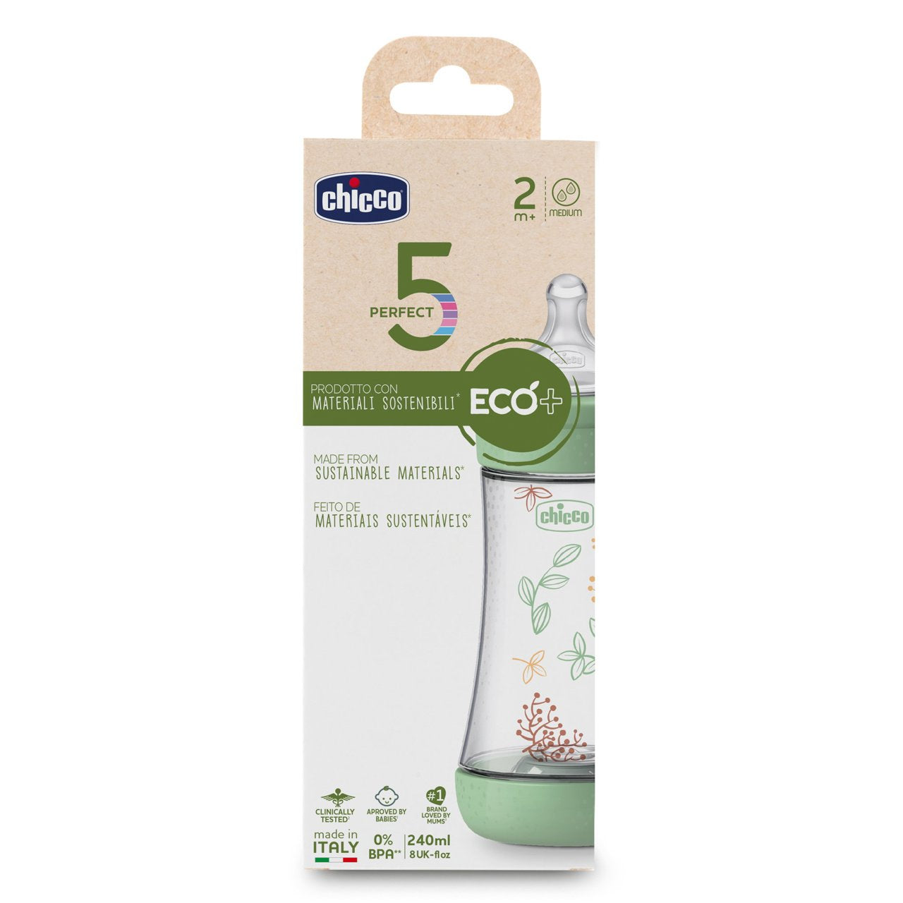 Chicco BIBERAO PERFECT5 EASY ECO 240 MEDIUM SIL