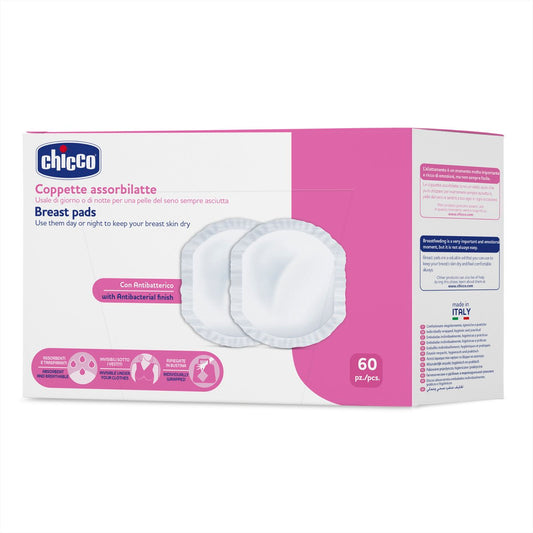 Chicco Discos absorventes anti-bacterianos 60 pçs