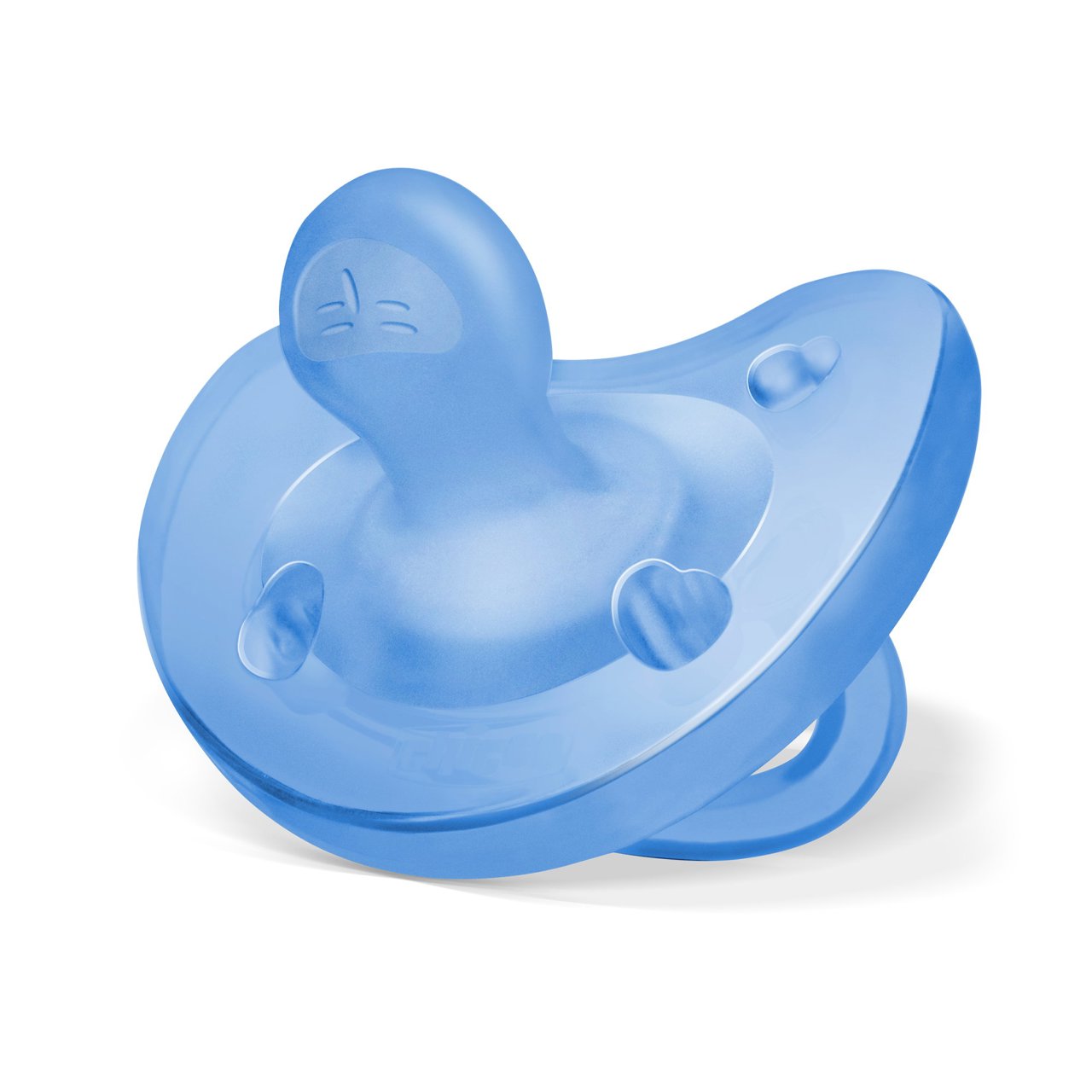 Chicco Chupeta Physio Soft Sil azul novo 6-16M 1pç
