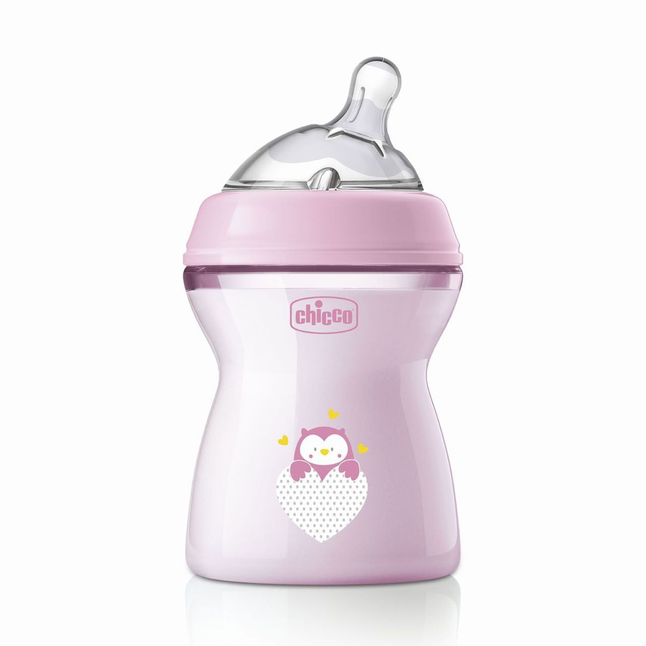 Chicco Biberão NaturalFeeling Rosa 250ml 2m+