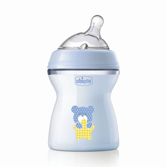 Chicco Biberão NaturalFeeling Azul 250ml 2m+