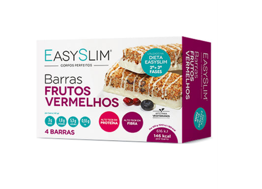 Farmodiética Easyslim Barras Frutos Vermelhos - 40g x4