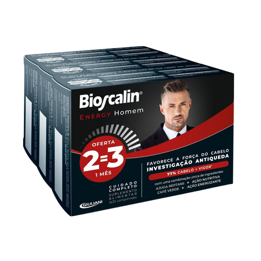 Bioscalin ENERGY PACK 2=3
SUPLEMENTO ALIMENTAR  ANTIQUEDA ENERGY HOMEM