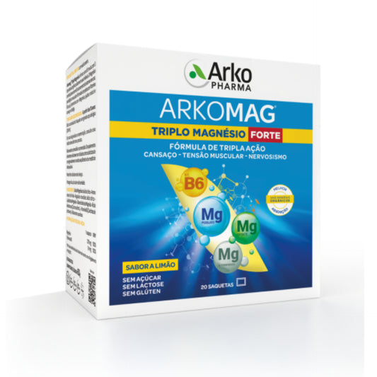 Arkopharma ARKOMAG TRIPLO MAGNÉSIO 20 saquetas
