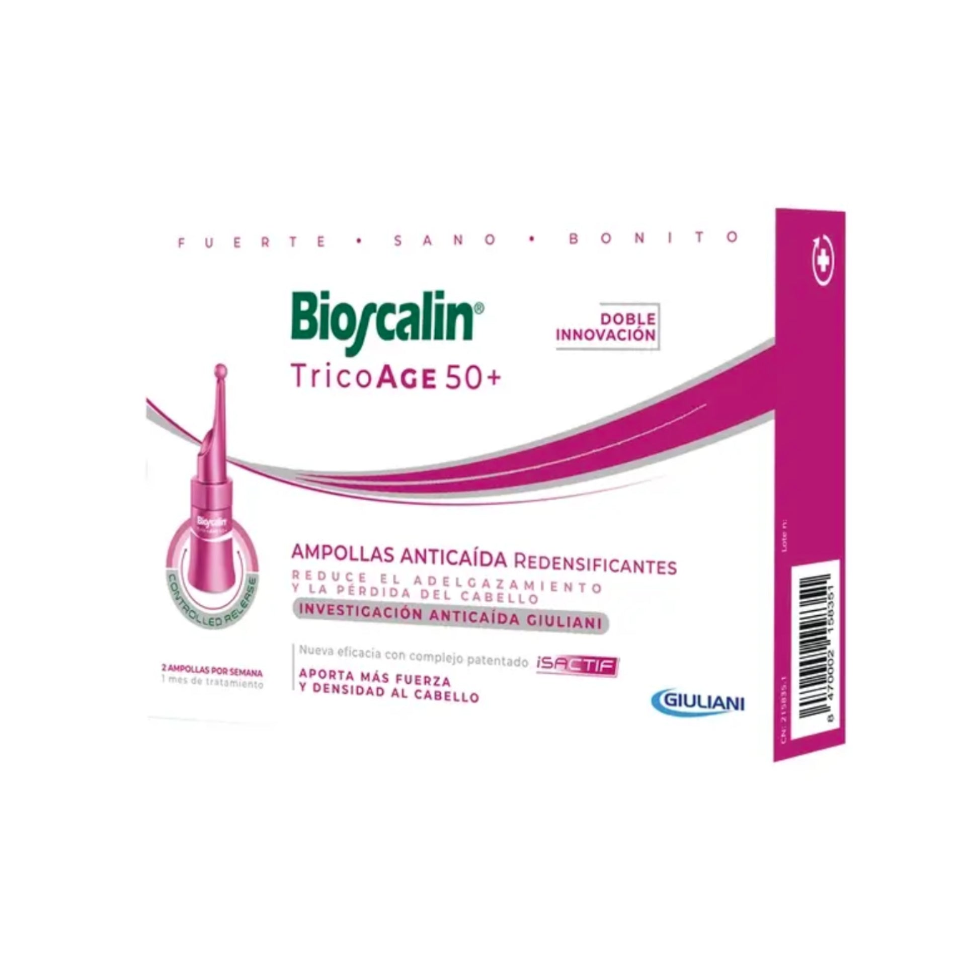 Bioscalin TRICOAGE 50+ AMPOLAS ANTIQUEDA TRICOAGE50+ 8X3,5ML