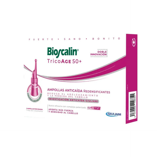 Bioscalin TRICOAGE 50+ AMPOLAS ANTIQUEDA TRICOAGE50+ 8X3,5ML