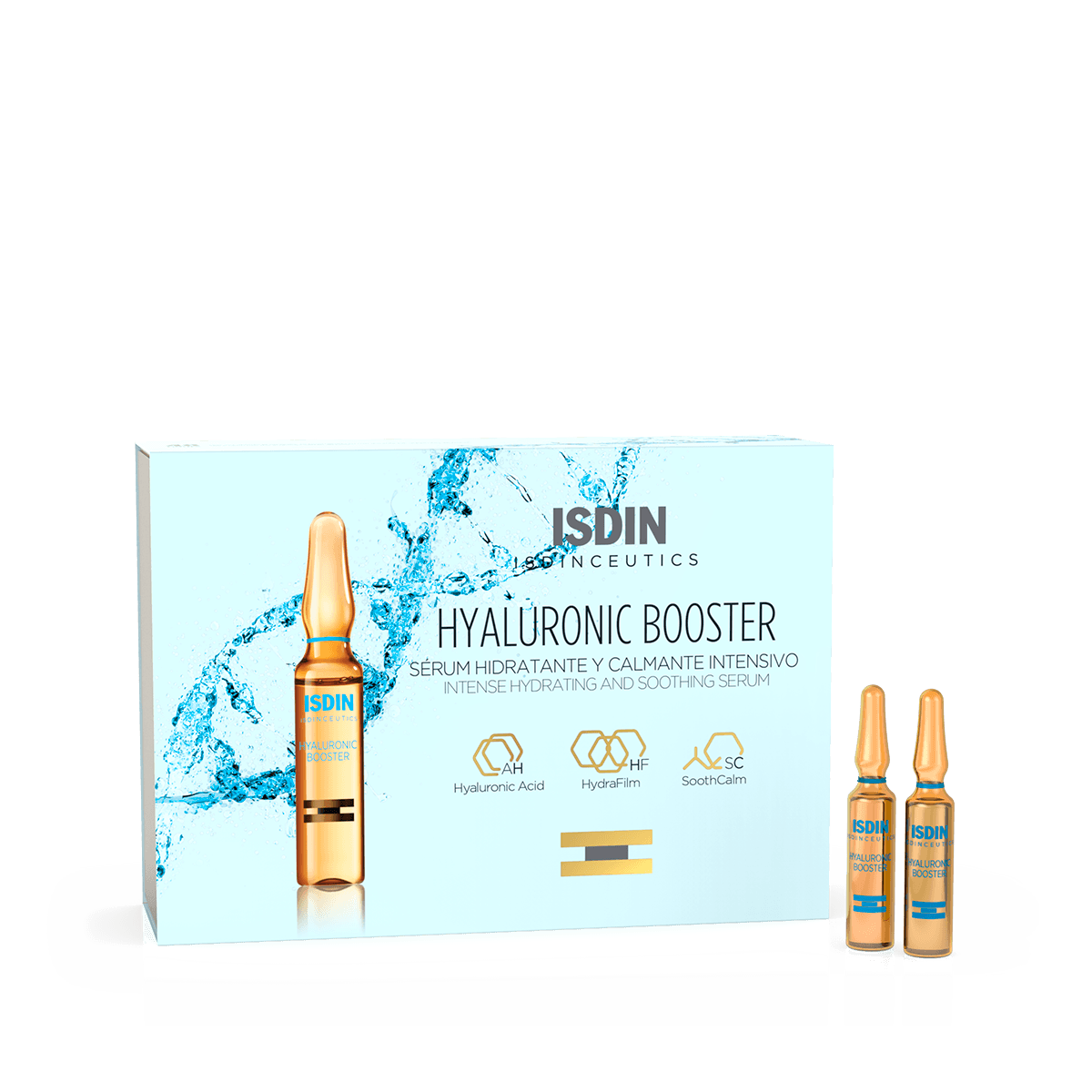 ISDIN Isdinceutics Hyaluronic Booster Ampolas 10UX2ML 20ML - Sérum hidratante e calmante intensivo