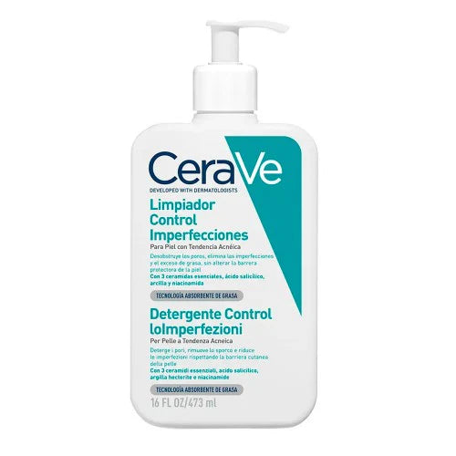 CeraVe GEL DE LIMPEZA CONTROLO DE IMPERFEIÇÕES 473ML