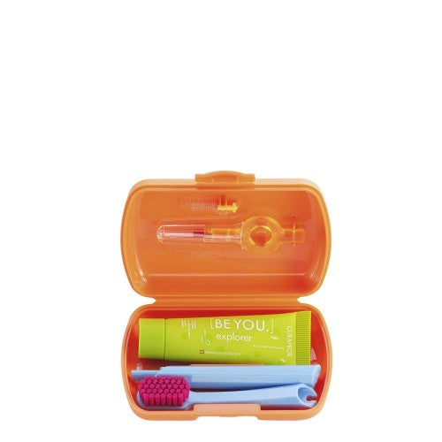 Tecnimed KIT VIAGEM CURAPROX [BE YOU]-LARANJA