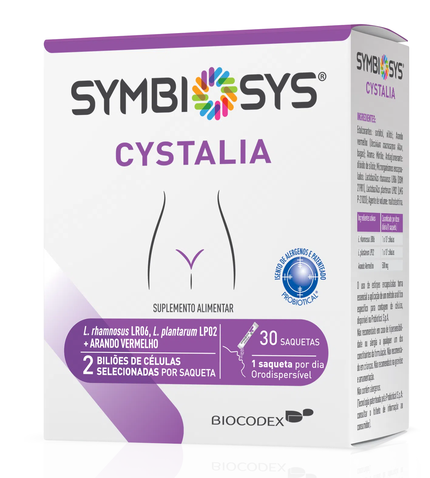 Biocodex Cystalia Symbiosys saq x 30