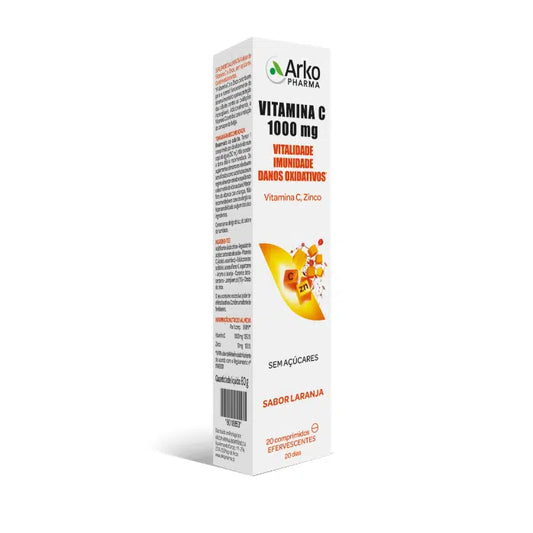 ARKOPHARMA VIT C + ZINCO COMP EFERV X20