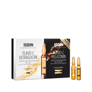 ISDIN Isdinceutics Pack Day & Night Antioxidante 20UX2ML 40ML - Flavo C Ultraglican + Flavo C Melatonin