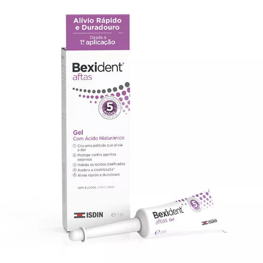 ISDIN Bexident AFTAS 8 ML - Gel com ácido hialurónico para aftas
