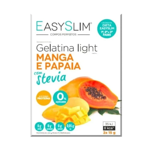 Farmodiética Easyslim Gelatina Light Mang/Papaia Stev Saq x2