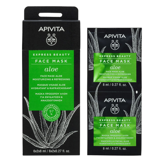 APIVITA EXPRESS BEAUTY MÁSCARA HIDRATANTE DE ALOÉ