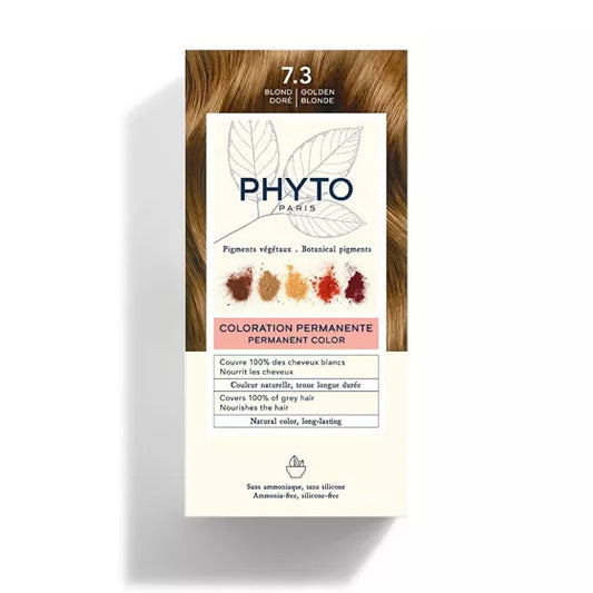 Phyto Kit Coloração Permanente 7.3 Louro Dourado