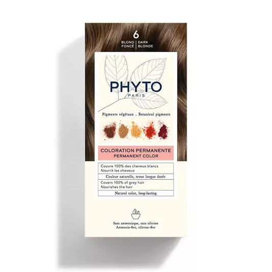 Phyto Kit Coloração Permanente 6 Louro Escuro