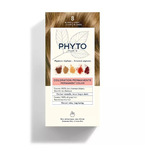 Phyto Kit Coloração Permanente 8 Louro Claro