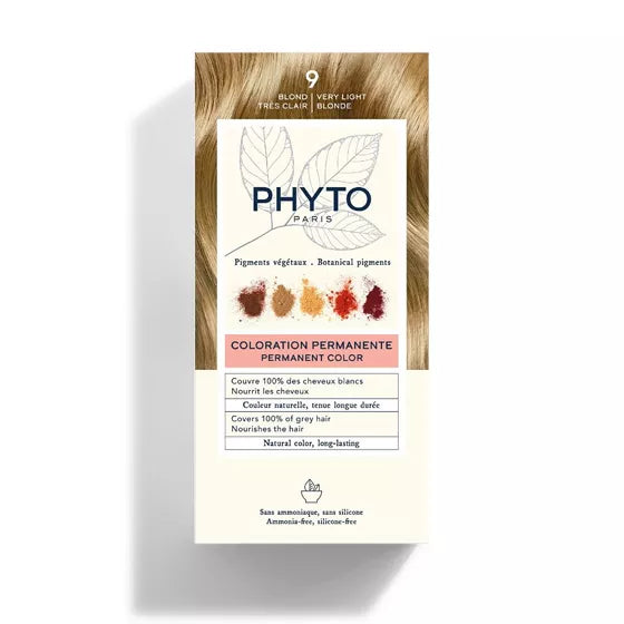 Phyto Kit Coloração Permanente 9 Louro Muito Claro