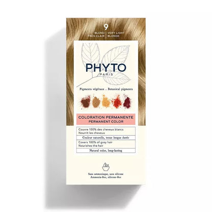 Phyto Kit Coloração Permanente 9 Louro Muito Claro