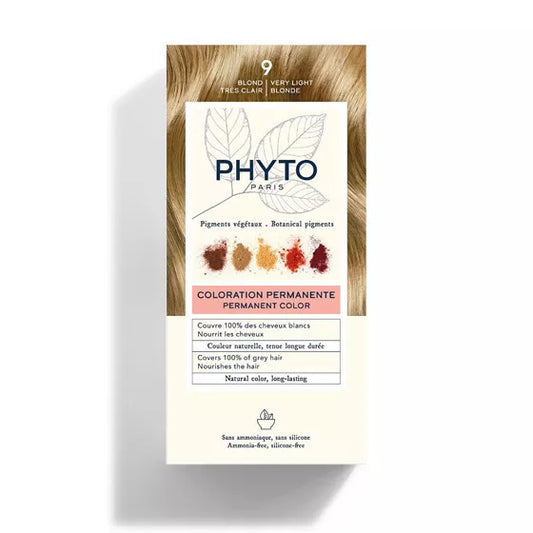 Phyto Kit Coloração Permanente 9 Louro Muito Claro