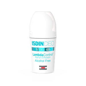 ISDIN Deo Lambda Control Free 48h 50ML - Desodorizante antitranspirante em Rollon para pele sensível, sem álcool