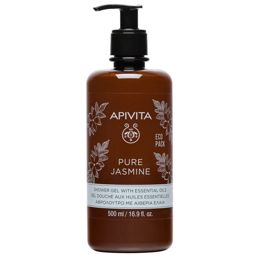 APIVITA PURE JASMINE GEL BANHO COM ÓLEOS ESSENCIAIS ECOPACK