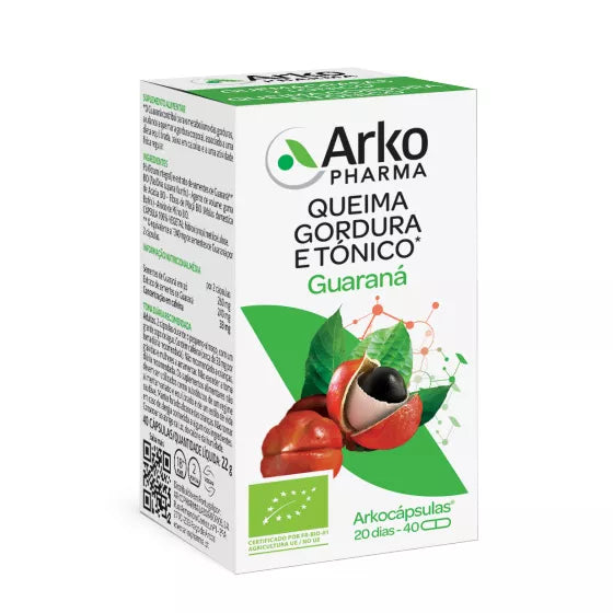 Arkopharma Arkocápsulas Guaraná BIO 40 cáps