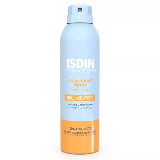 ISDIN Fotoprotector Transparent Spray WET SKIN SPF50 250ML - Protetor solar corporal