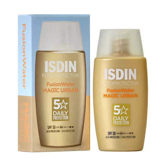 ISDIN Fotoprotector Fusion Water Magic URBAN SPF30 50ML - Protetor solar facial para ambientes urbanos