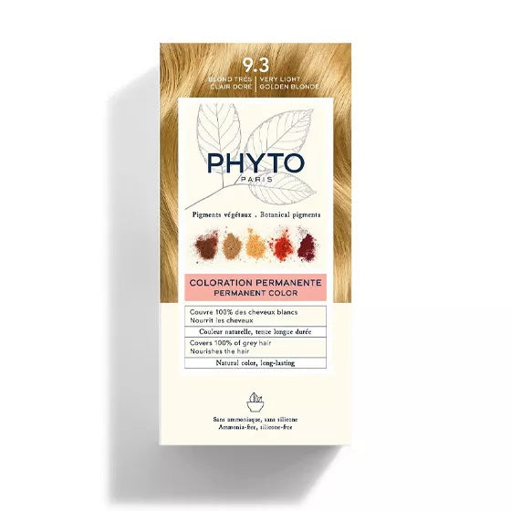 Phyto Kit Coloração Permanente 9.3 Louro Muito Claro Dourado