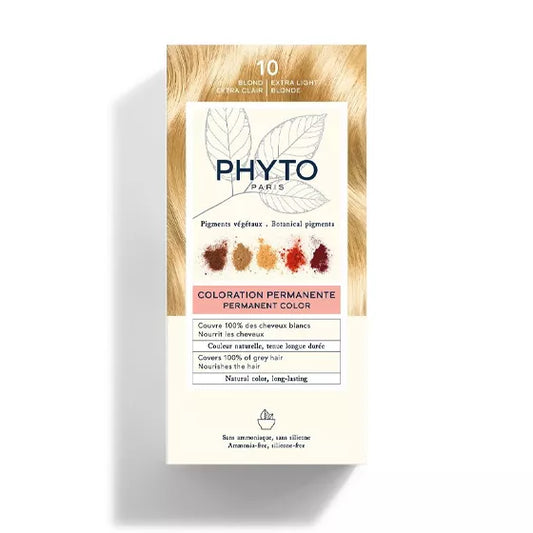 Phyto Kit Coloração Permanente 10 Louro Extra Claro