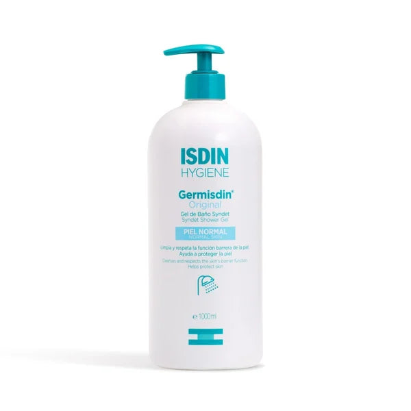 ISDIN Germisdin Original 1000ML - Gel corporal para higiene corporal e das mãos, com pH fisiológico