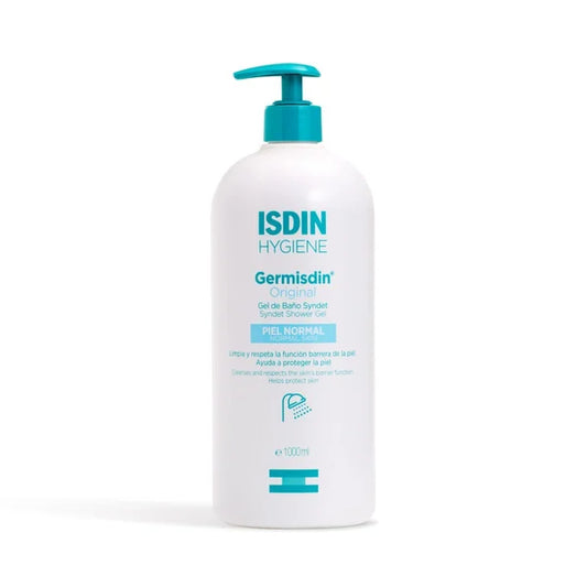 ISDIN Germisdin Original 1000ML - Gel corporal para higiene corporal e das mãos, com pH fisiológico