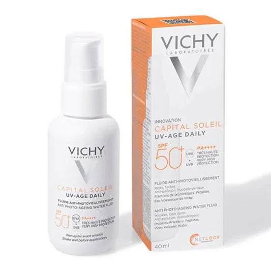 Vichy Laboratoires CAPITAL SOLEIL UV AGE FLUIDO FOTOPROTECTOR DIÁRIO FPS50+ 40ML