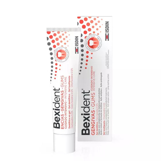 ISDIN Bexident Gengivas Cuidado Intensivo 75ML - Gel dentífrico com cloro-hexidina para gengivas fragilizadas