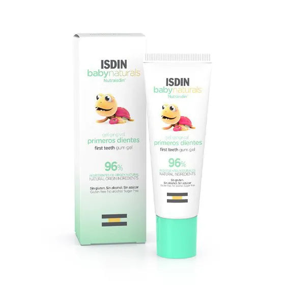 ISDIN Babynaturals First Teeth 30ML - Gel gengival calmante para os primeiros dentes do bebé
