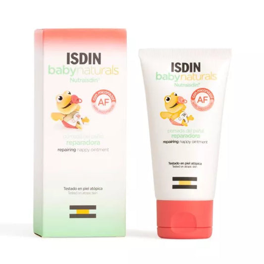 ISDIN Babynaturals AF Pomada 50ML - Pomada reparadora para a muda da fralda do bebé